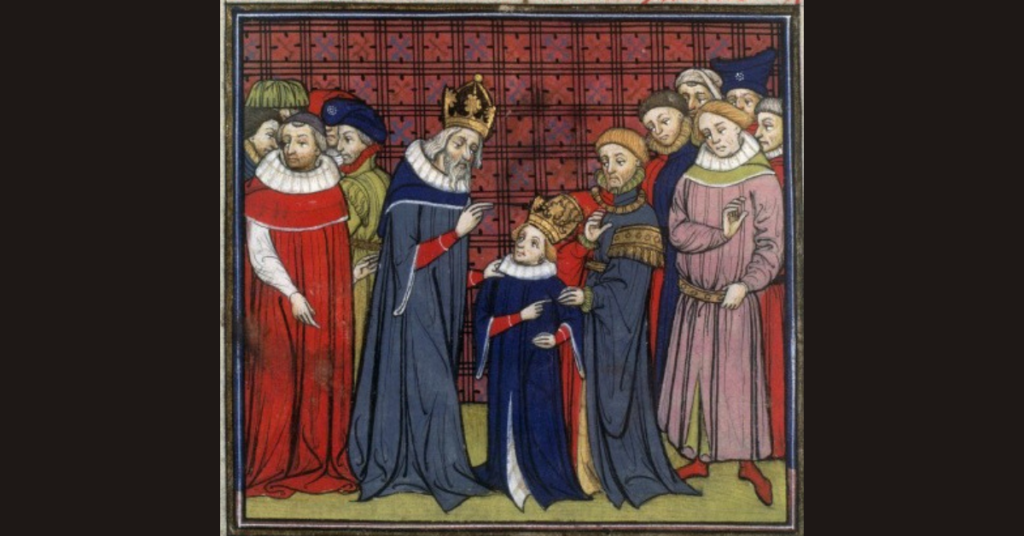 Charlemagne and his son, Louis the Pious (created 14-15th century)