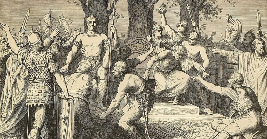 Childeric III was deposed and Pepin the Short was named king of the Franks, 754