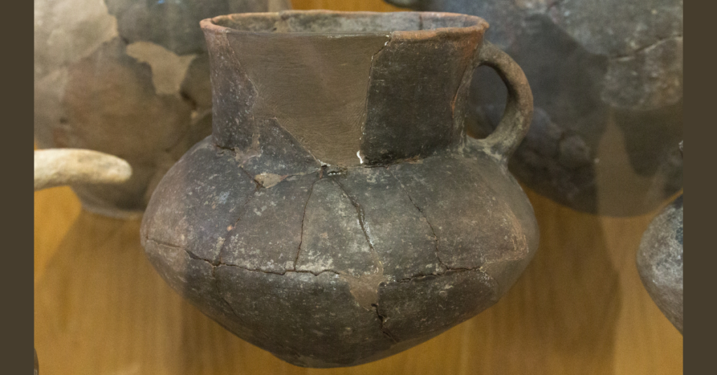 Corded Ware culture vessels, Museum of Kladno