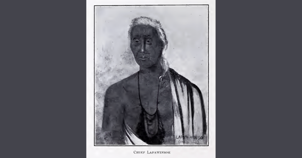 Early Native American, Lenpae Chief Lapawinsoe