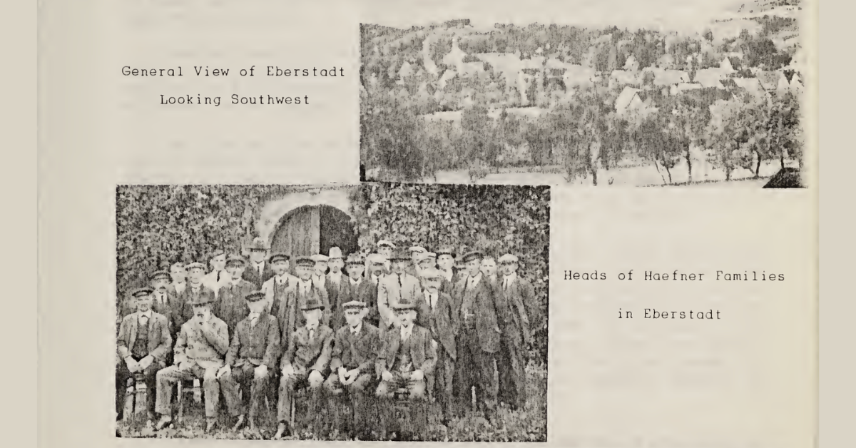 Haefner family in Eberstadt, Germany