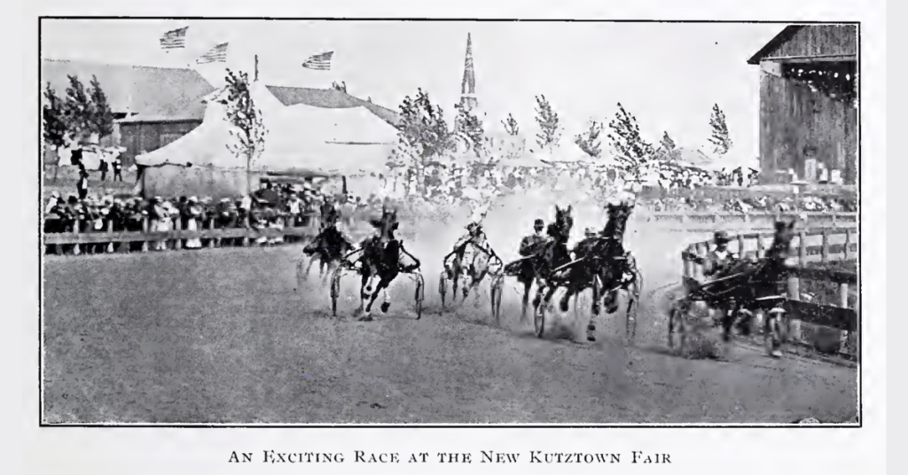 Horse racing at the Kutztown Fair