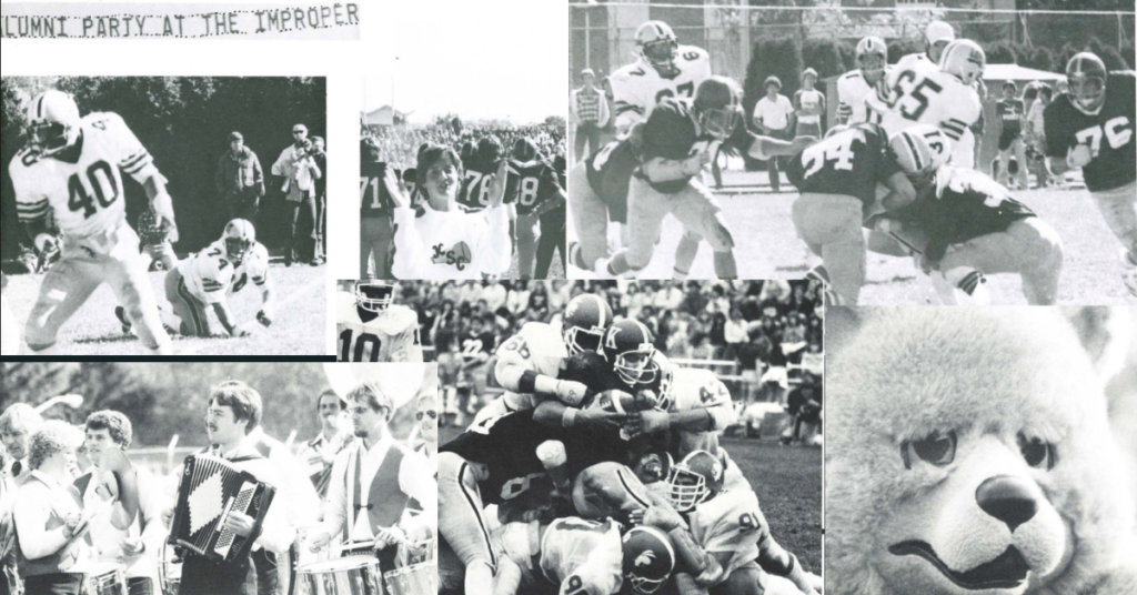 Kutztown State College (Kutztown University) 1980 football collage