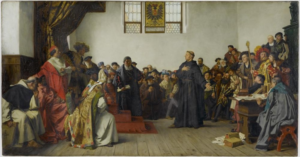 Luther at the Diet of Worms, 1877 painting