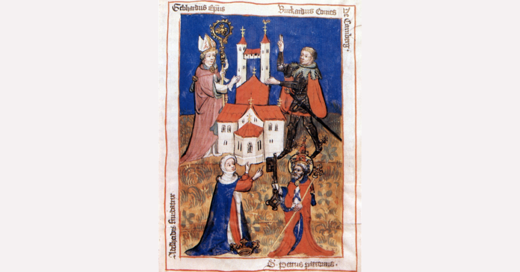 Mother Adelaide of Metz, 1037 foundation of the Öhringen Convent of canons