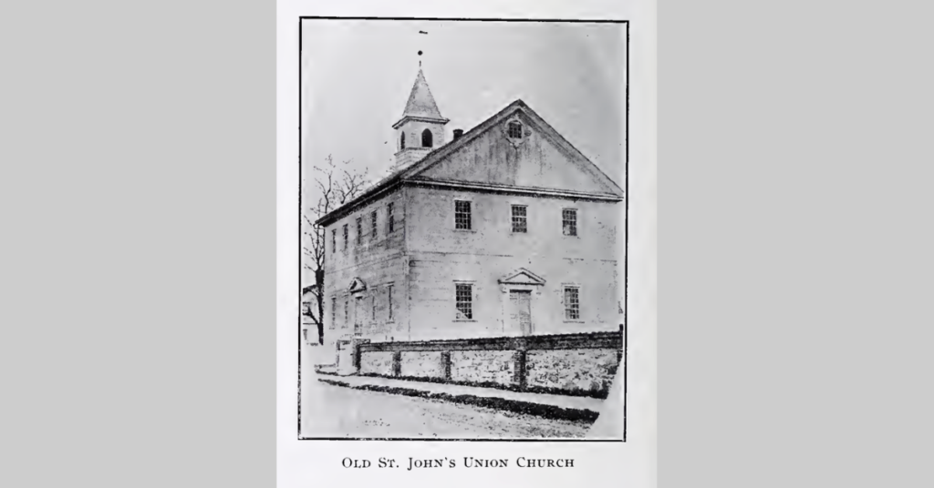 Old St. John's Union Church, built in 1791, 257 W Walnut St, Kutztown, PA 
