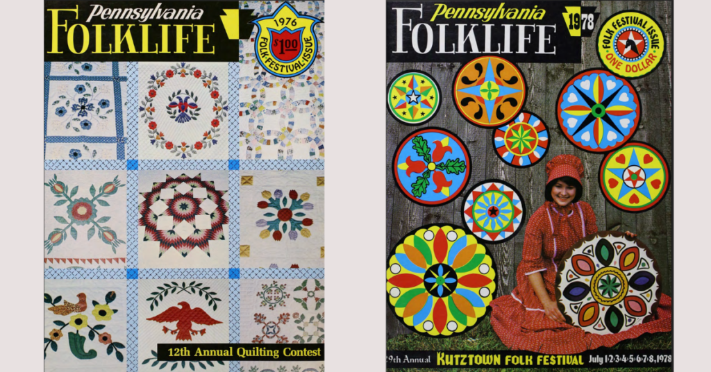 Pennsylvania Folklife Magazine covers, 1976, 1978