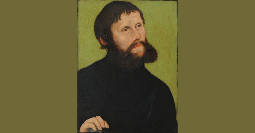 Portrait of Luther as Junker Jörg, circa 1521-1522