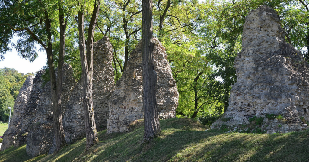 Remains of the Roman aqueduct of Mogontiacum (Mainz)
