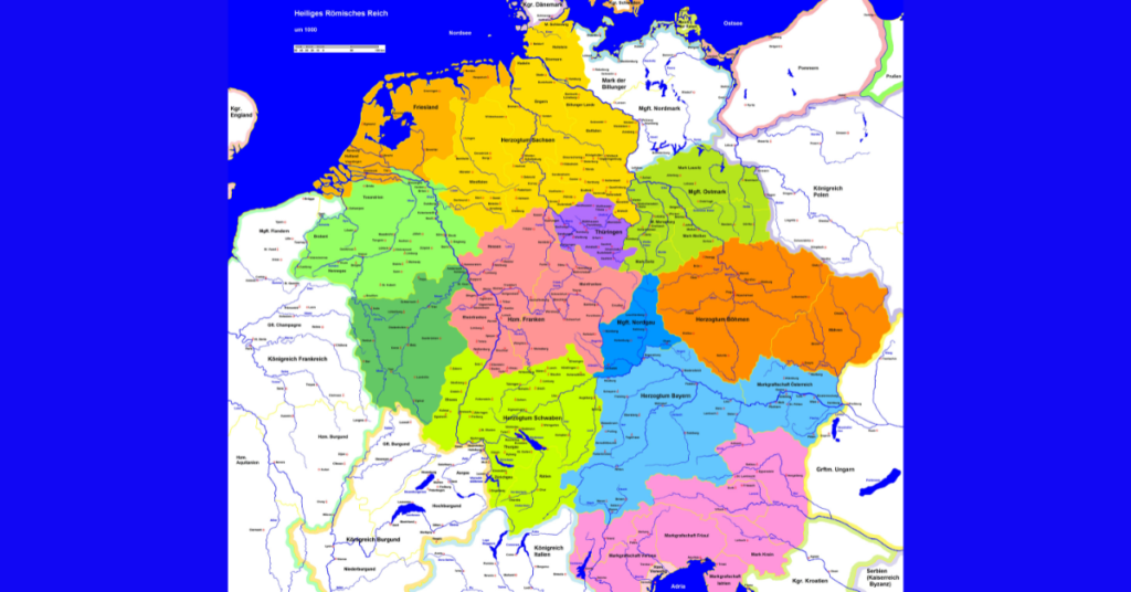 The Holy Roman Empire during the Ottonian dynasty