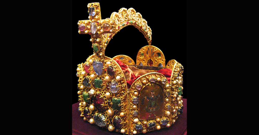 The Imperial Crown, Western Germany 2nd half of the 10th century, the cross is an addition from the early 11th century