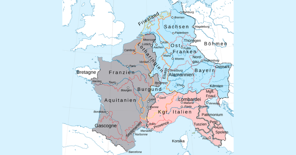 Treaty of Meerssen, 870
