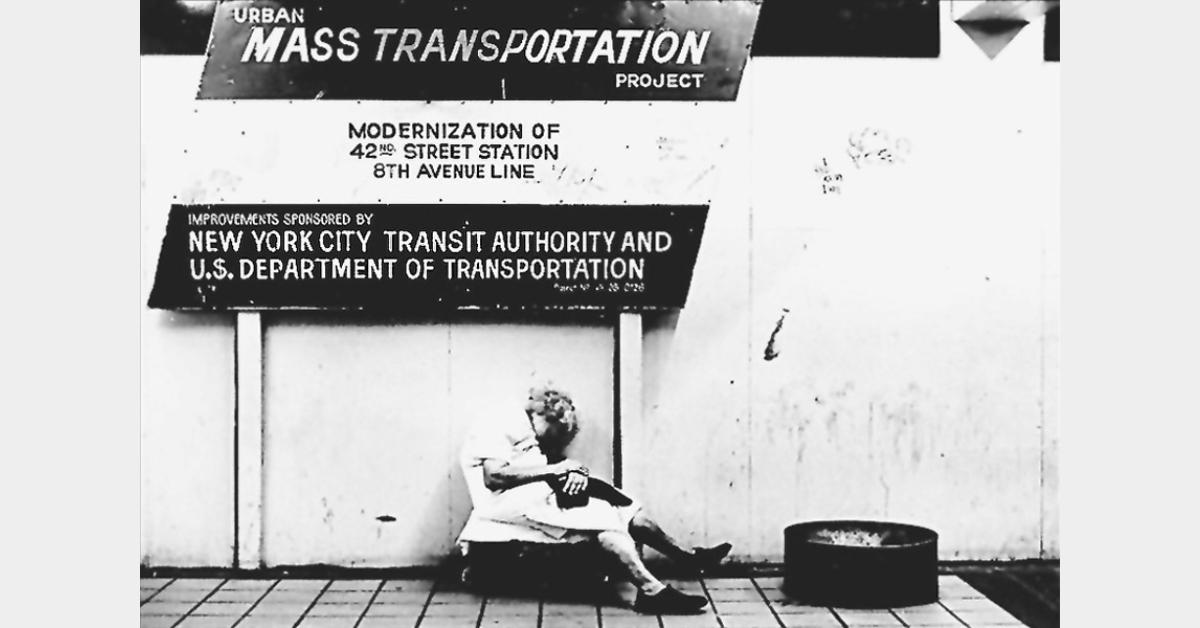 Waiting for Improvements in the New York Subway System. 3:30 AM New York City" by Gary Mark Smith", circa 1987