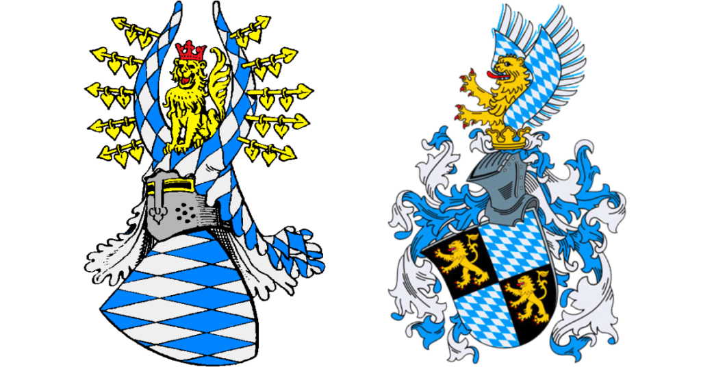 Wittelsbach Coat of arms (13th to 14th century); Wittelsbach Coat of arms (15th century)