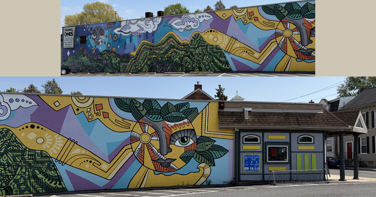 Yenna Hill, Young Ones Mural, Kutztown, PA