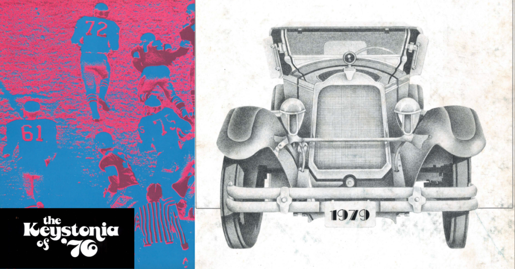 artwork from 1970 editions of The Keystonia, Kutztown State College