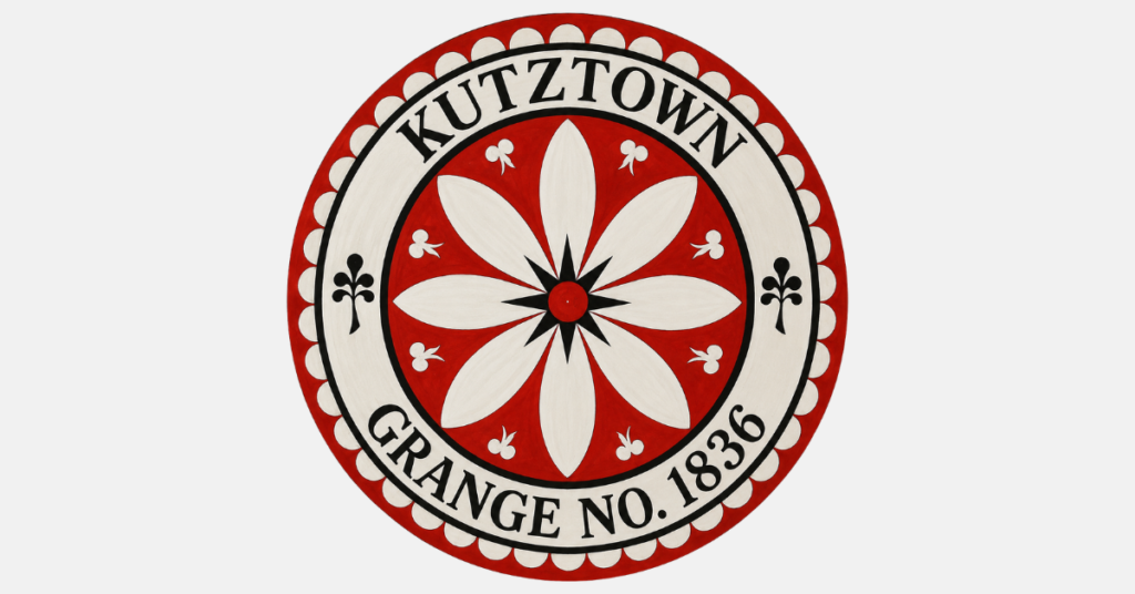 Kutztown Grange No. 1836 Hex Sign