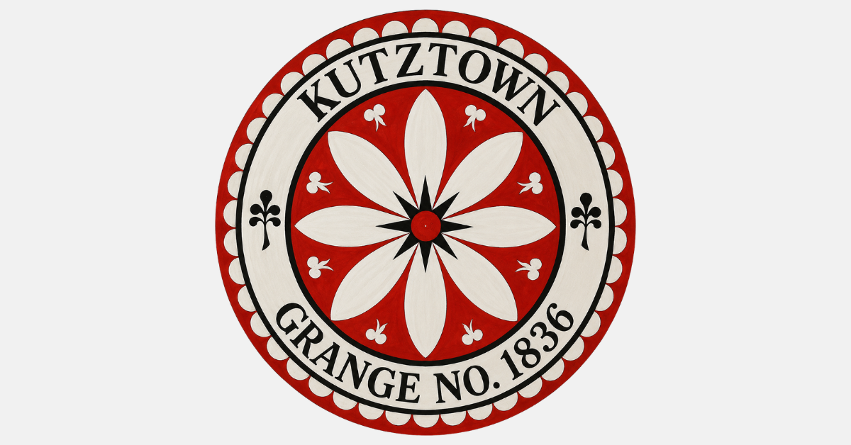 Kutztown Grange No. 1836 Hex Sign