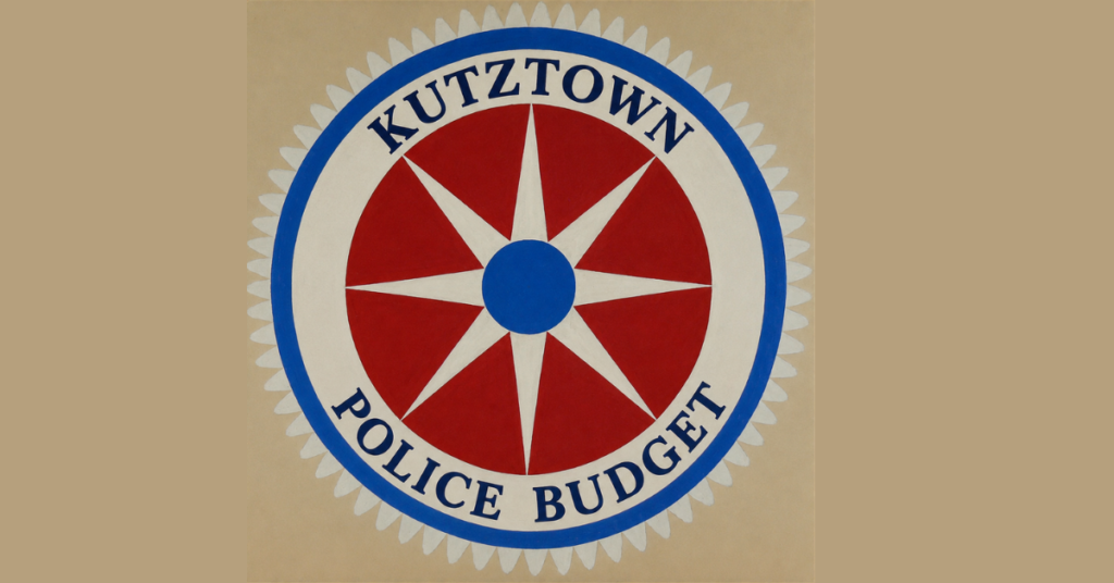 Kutztown Police Budget hex sign