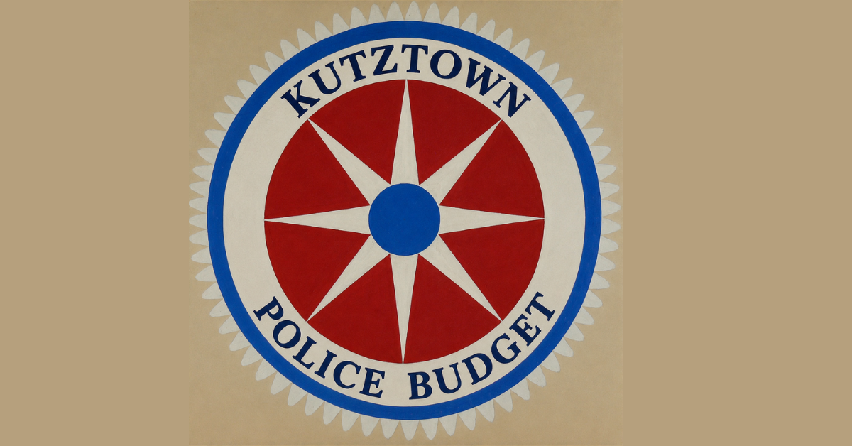 Kutztown Police Budget hex sign