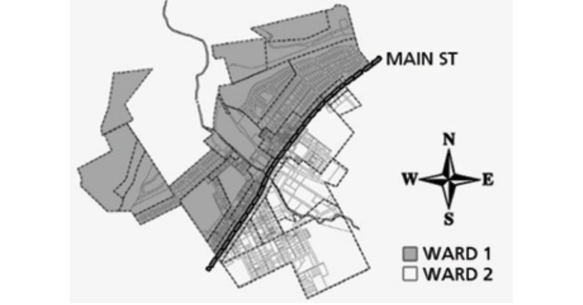 Kuztown Voting Wards Map