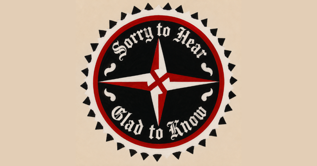 Sorry to Hear, Glad to Know Hex Sign