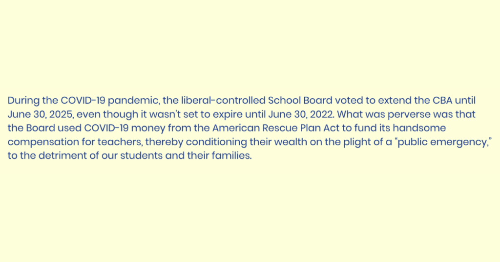 liberal-controlled school board, screenshot from KASD PAC 